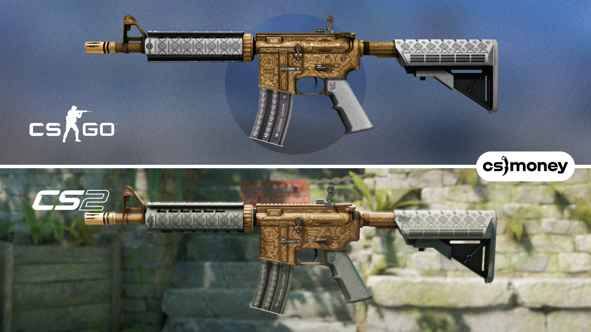 Visual changes of the M4A4
