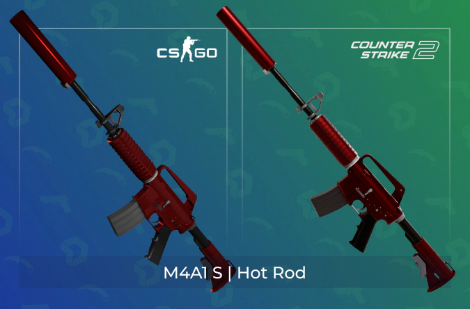 Visual changes of the M4A1-s